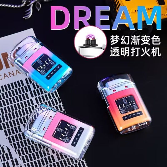 Electric Lighter – Charging Lighter Creative Personality – Cigarette Lighter | Electric Rechargeable Cigarette Lighter ( Random Color )